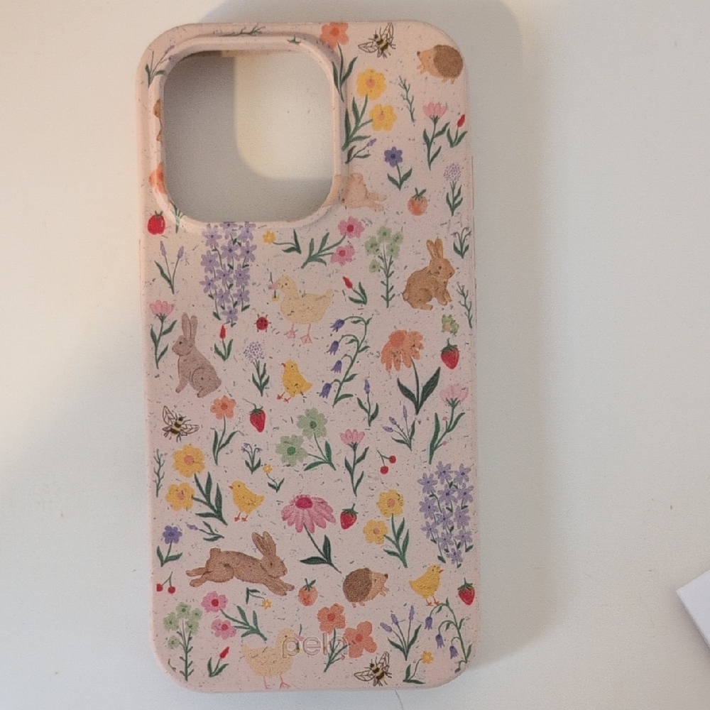 Floral Pet-Themed Phone Case